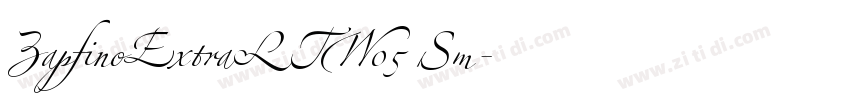 ZapfinoExtraLTW05 Sm字体转换